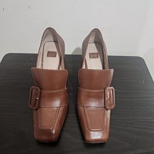 Louise et cie Leather Heel Loafers Size 9.5